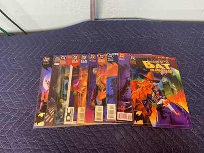 DC Comics  BATMAN Shadow Of The Bat Comic Knightfall KnightQuest 10 Issue Lot