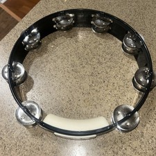 Rhythm Tech 8 True Colors Tambourine Black USA MADE