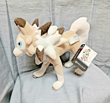 Pokemon Lycanroc Midday Form 12  Plush 2017 - LikeNew with Tags