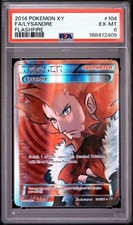 2014 POKEMON XY FLASHFIREFULL ART/LYSANDRE 104 PSA 6