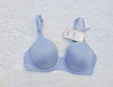 Bali Bra NWT Underwire T-Shirt Smooth Bra Soft Blue DFB169 Sz 36D NEW