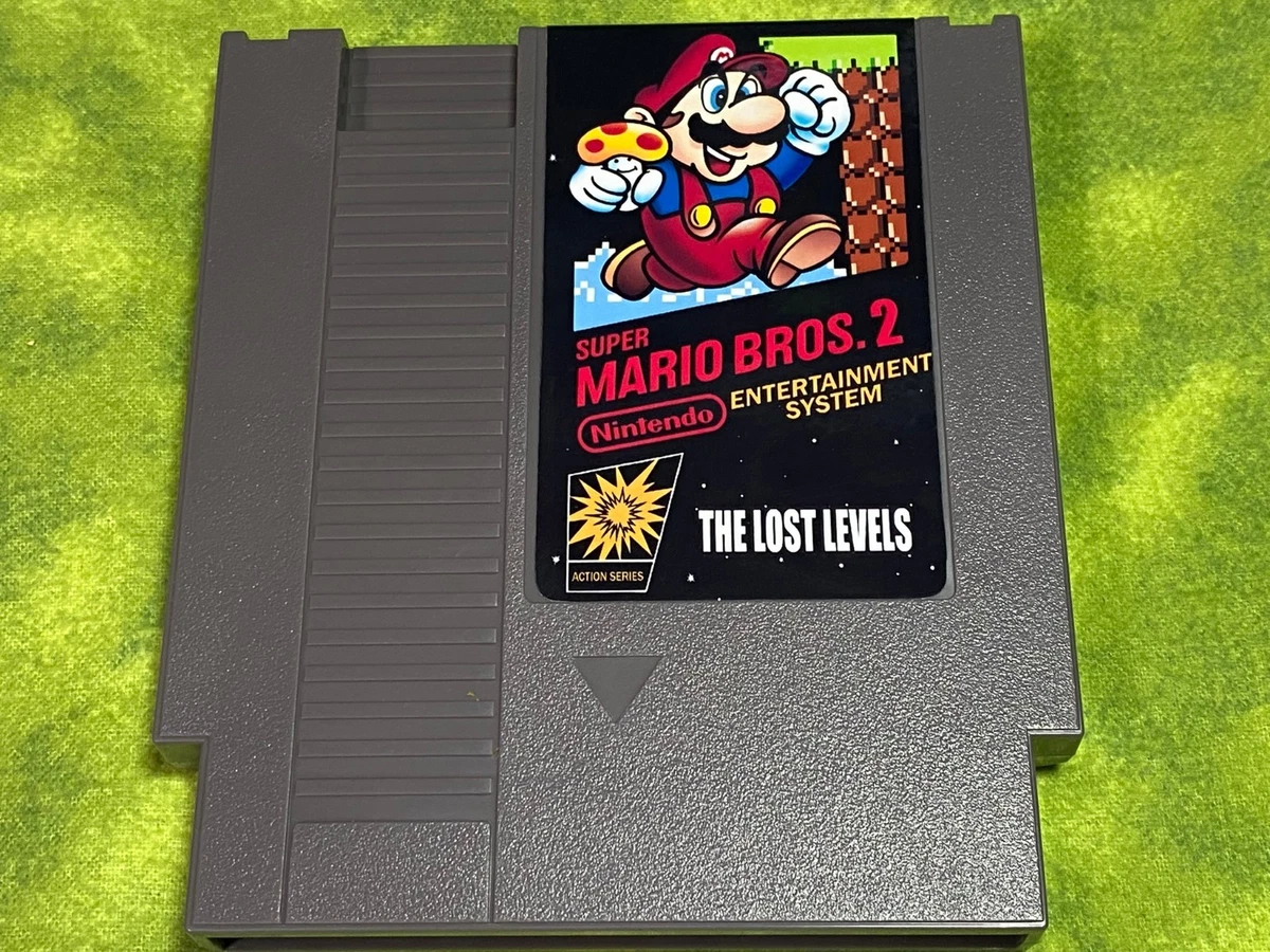 Scatola Di Ricambio Per Famicom – Super Mario Bros 2 USA – Custodia Vuota Con Vassoio (Riproduzione)