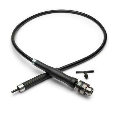 Heavy Duty Flex Shaft Rotary Tool or Drill Attachment with 3/8  Chuck - 55