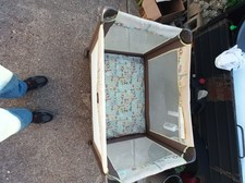 Graco Foldable Portable Brown Beige Multicolor Baby Play Yard with Wheels