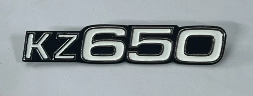 KZ650 SIDE COVER BADGE for KAWASAKI 1977 1978 1979 Brand New & Metal Emblem KS17
