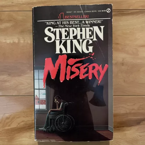 Misery Stephen King Signet 1988 1st First Printing Horror Paperbacks From Hell