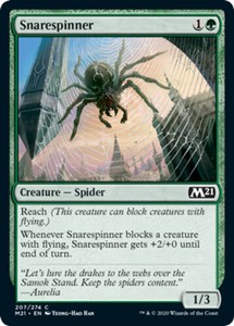 Snarespinner x4 - Magic Core Set 2021 - NM-Mint, English - Magic Core Set 2021