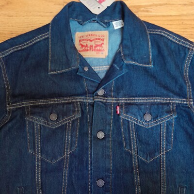 Levi's Men's Denim Cotton Button Front Trucker Jean Jacket