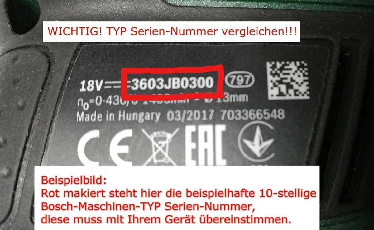 BOSCH 2607200456 Schalter Elektronik zu GSR 14,4 12 GSB 14,4 12 | eBay