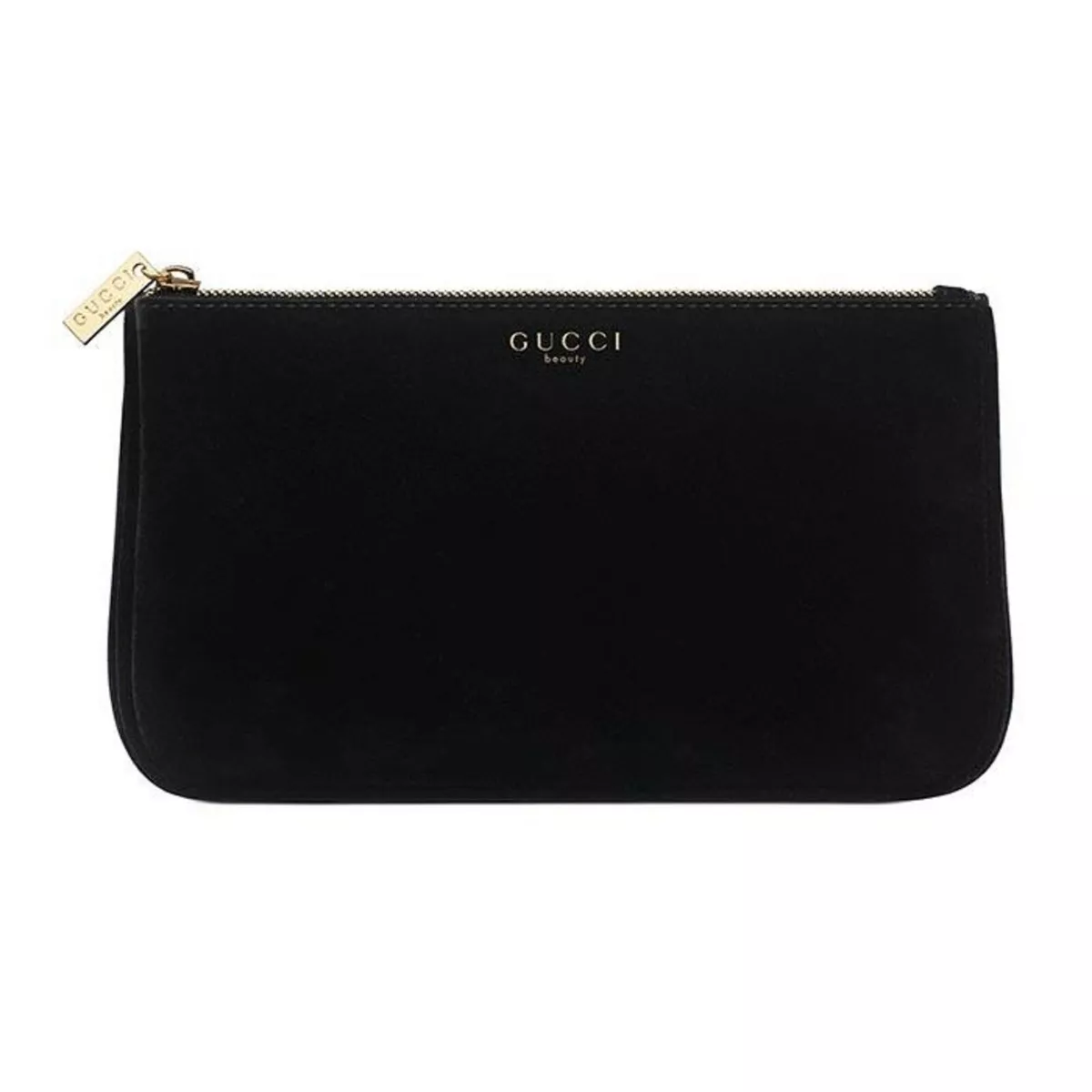 Gucci, Bags, New Authentic Gg Gucci Logo Black Velvet Pouch Purse  Cosmetic Bag Embossed Rare