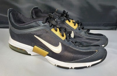 nike black and gold womens trainers
