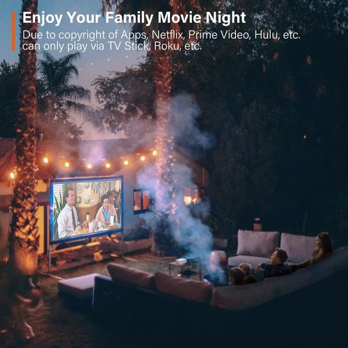 Mini Projector VOPLLS 1080P Full HD Supported Video Projector Portable Outdoo... - Picture 7 of 7