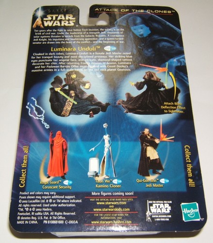 Star Wars Attack of the Clones LUMINARA UNDULI #26 Action Figure NIB - Picture 4 of 4
