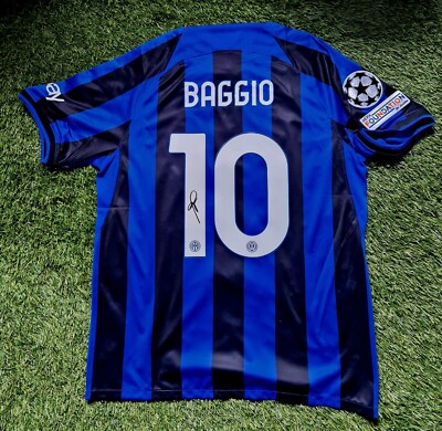 Signed Robert Baggio inter milan shirt 22/23 UK