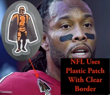 Larry Fitzgerald Walter Payton Man of the Year Football Jersey Patch Cardinals 