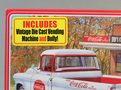AMT COCA COLA 55 CHEVY CAMEO PICKUP TRUCK MODEL KIT plastic 1:25