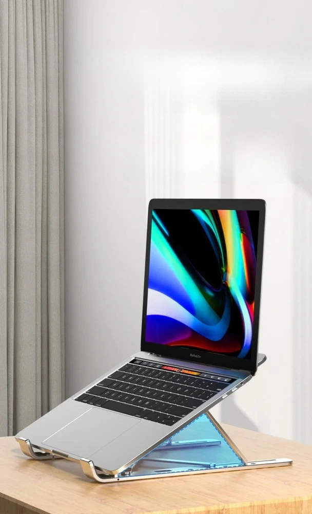 Laptop Stand with cooling fan Foldable lift Notebook holder aluminum alloy with