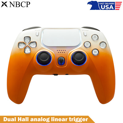 Wireless Game Controller with Double Vibration For PS4/PS3/PC 1200mA Hall Effect