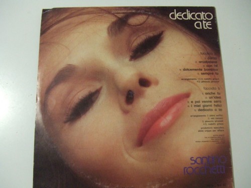 Santino Rocchetti – Dedicato A Te - Schallplatte 33 Runden LP Album ITALIEN 1977 - Bild 3 von 3