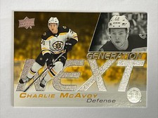 2019-20 UPPER DECK Hockey Next Generation Charlie McAvoy