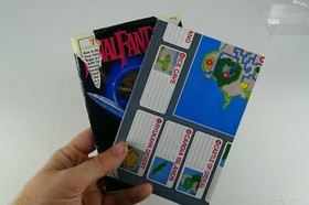 Final Fantasy (Nintendo System, 1990) NES w/ Manual & World Map & Box Tested