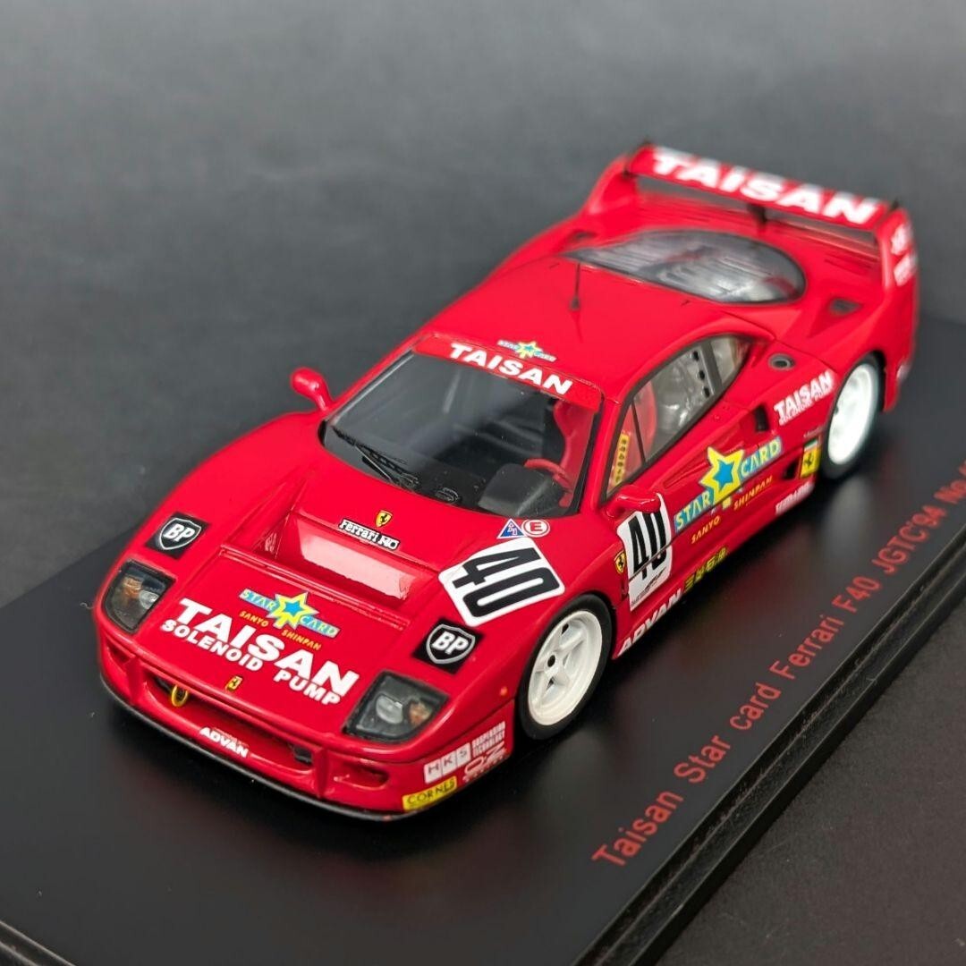 ミニカー Red Line 1/43 Taisan Ferrari F40 JGTC Red Line models 1/43 Taisan StarCard FERRARI F40 JGTC'94