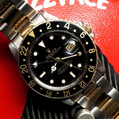 Rolex GMT Ref.16753 Two-Tone 18k Gold & Steel Oyster Rolex GMT Ref.16753 Two-Tone 18k Gold & Steel Oyster