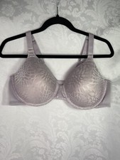 Vanity Fair Beauty Back Bra 42C Underwire Lace Satin Padded Adjustable 76380