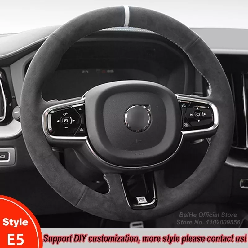 For Volvo XC60 V60 XC40 XC90 DIY Custom Durable Car Steering Wheel