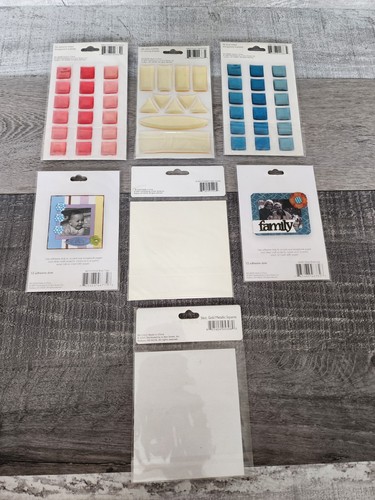 Lot Scrapbooking Epoxy Stickers Flowers Shapes 3D Embellishments Retired NEW 29 - Picture 9 of 9