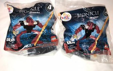 2007 LEGO BIONICLE 4 Kalmah NIP McDonald's Happy Meal Toy LOT x2