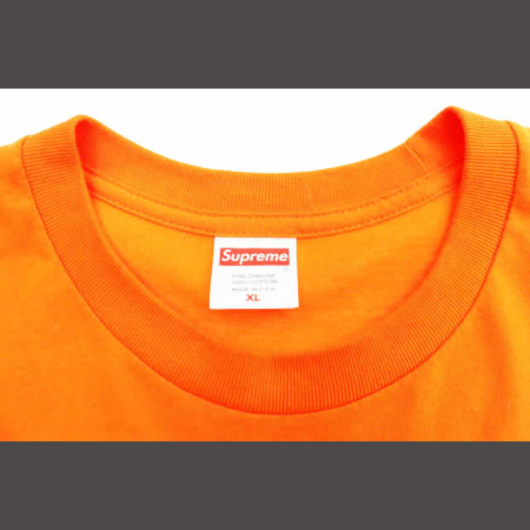Supreme 20AW Box Logo L S Tee Print Long Sleeve T Shirt XL Orange 