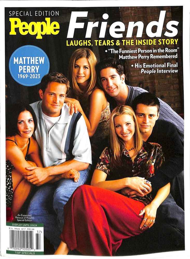 PEOPLE Magazine FRIENDS Special Edition Mathew Perry 1969-2023