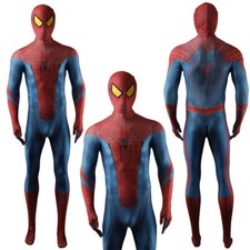 The Amazing Spider-man 1 Jumpsuit Cosplay Costume Superhero Bodysuit Halloween