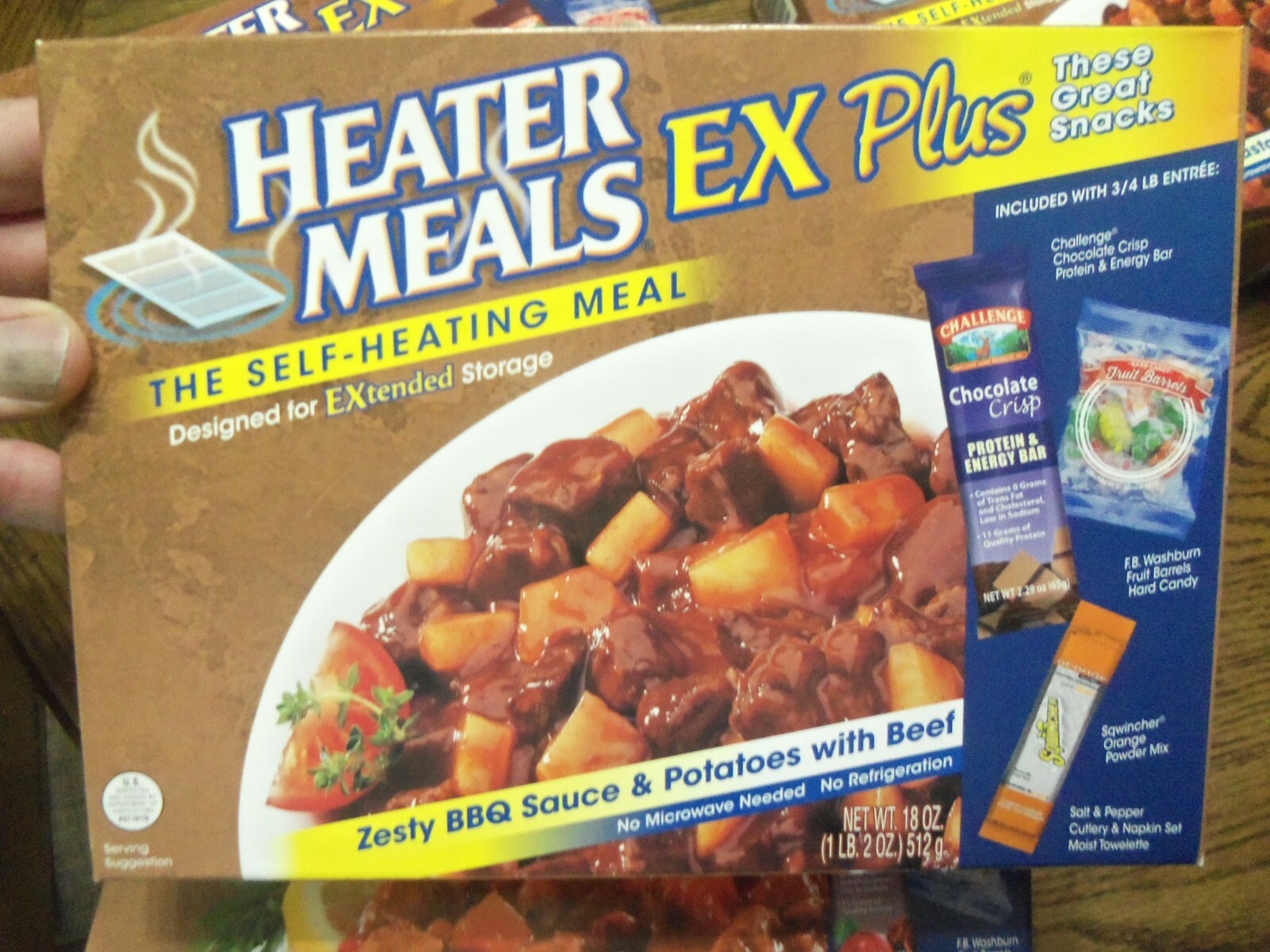 12 HEATER EX PLUS MEALS SELF HEATING SURVIVAL CAMPING POWER OUTAGE