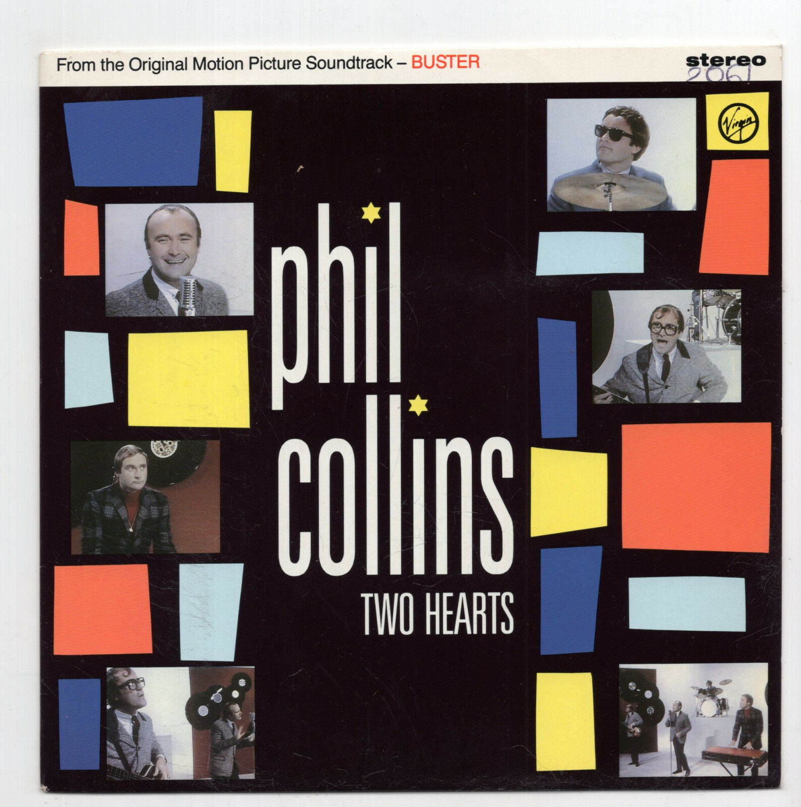 (F635) Phil Collins, Two Hearts - 1988 - 7"" vinyl