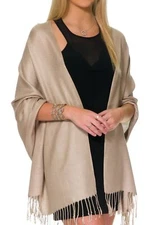 Pashmina Shawls and Wraps for Evening Dresses Large Soft Pashmina Wedding Bei...