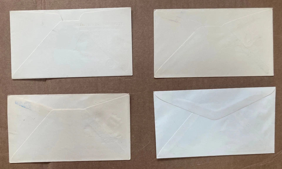 Lote 4 capas australianas de 1º dia de emissão 1956 Olimpíadas J Monash com faixas de comedor de formigas - Imagem 2 de 4