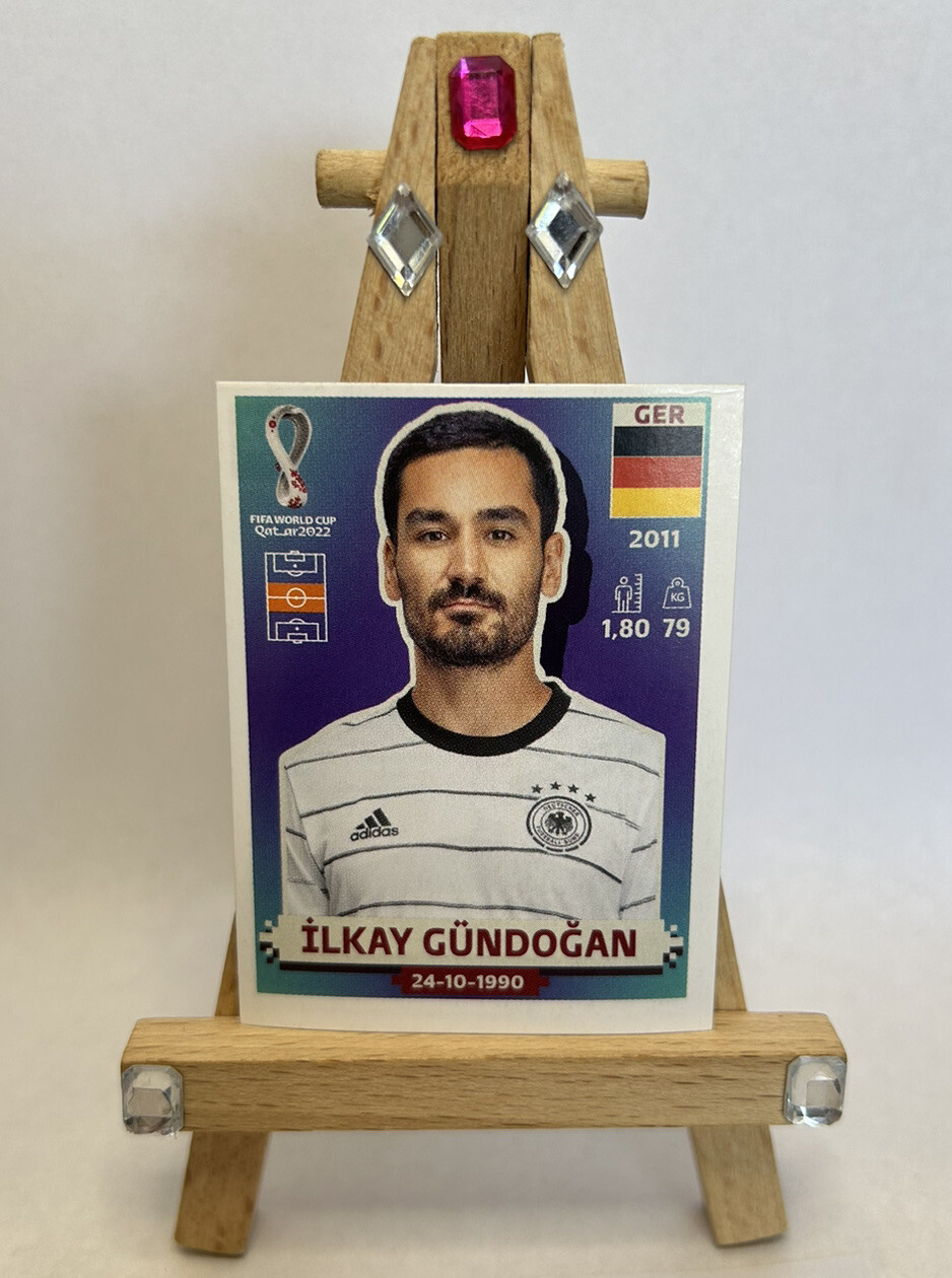 ILKAY GUNDOGAN 2022 Panini World Cup Qatar Stickers #GER12 Germany