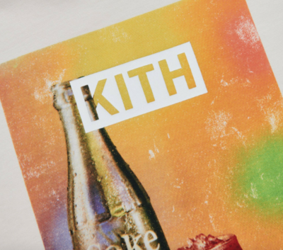 KITH x Coca-Cola Spotlight Vintage Tee Ivory Size XXL Deadstock 