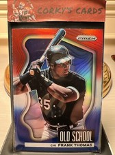 2022 Panini Prizm #OS-3 Frank Thomas Old School Red/White/Blue Prizm