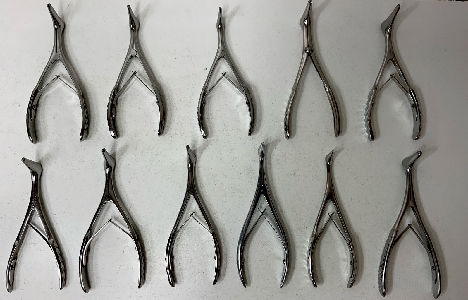 Set of 11 Nasal Specula Various Brands