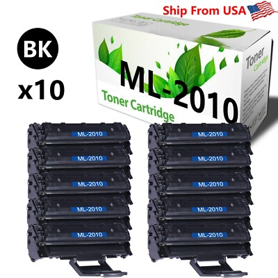 10PK ML2010 Toner Cartridge for Samsung ML-2010R ML-2015