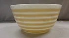 VTG 402 Pyrex Sandalwood Rainbow Stripes Tan Bowl 1 1/2qt