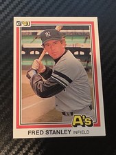 1981 Donruss - Fred Stanley #585 Oakland Athletics 
