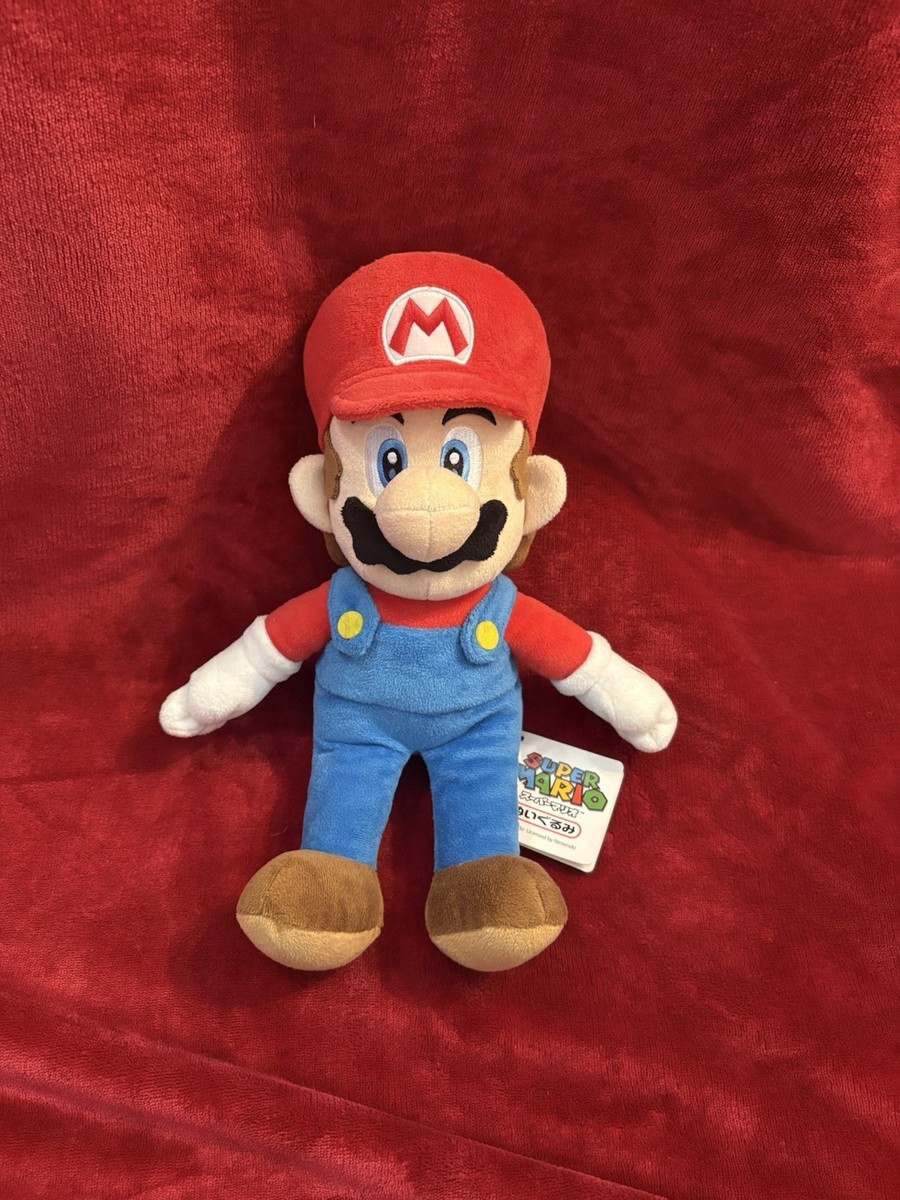 Super Mario Bros. Sanei M Plush Toy 2009 14 Medium Size New with