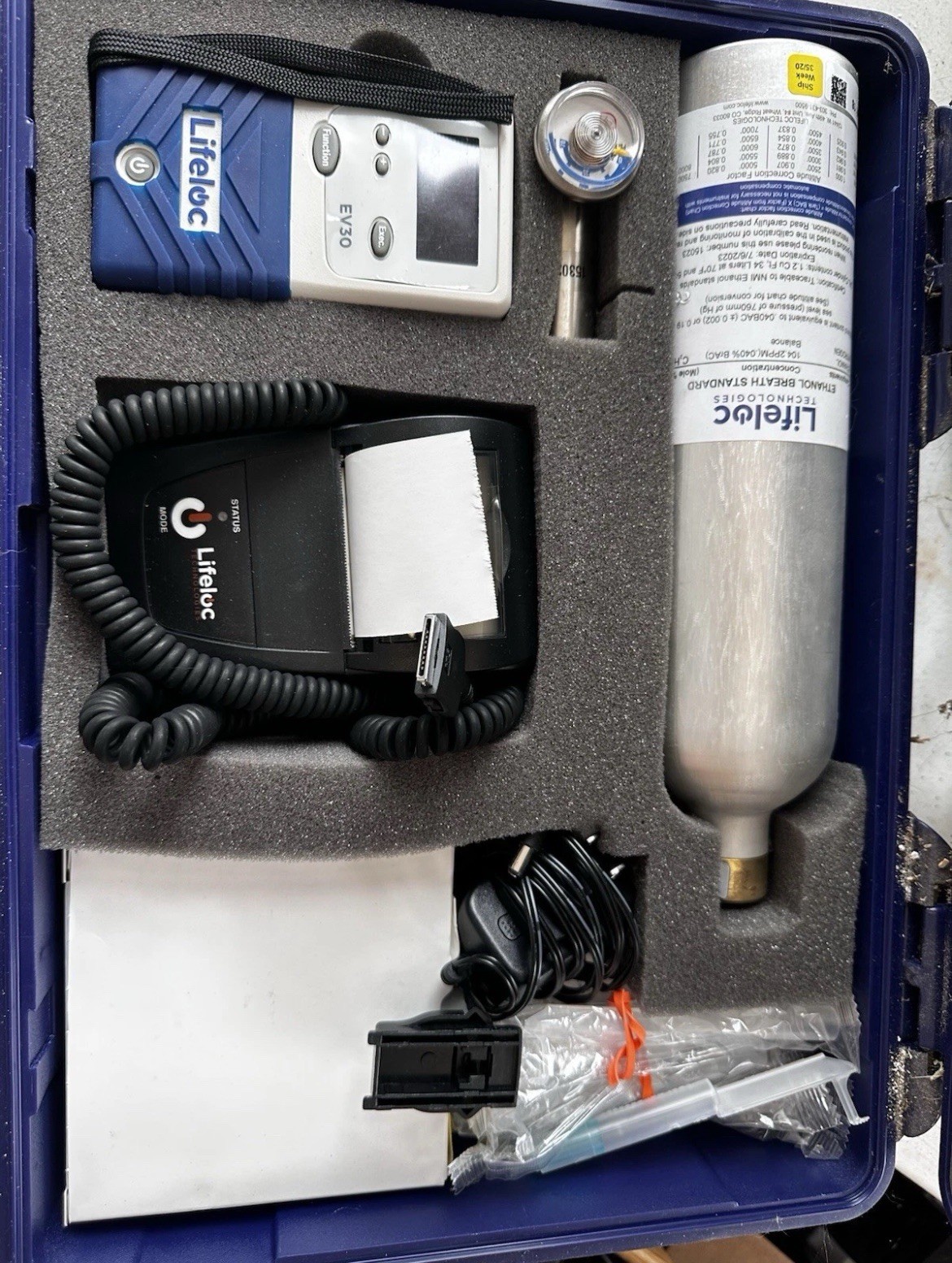 Lifeloc Technologies EV30 DOT Approved Evidential Breath Alcohol Breath ...