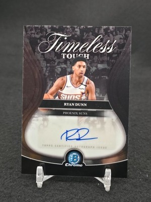 2025-26 Topps Bowman #TTA-RD Ryan Dunn Timeless Touch Signatures Auto Suns