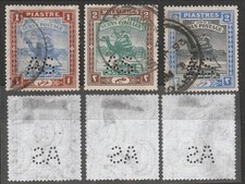 106) SUDAN 1902 - CAMEL / POSTMEN PERFINS - FIRMENLOCHUNG - TOP