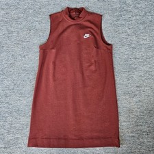 Nike Mock Neck Sporty Sleeveless Athletic Dress Women's Size Large CZ9732-231
